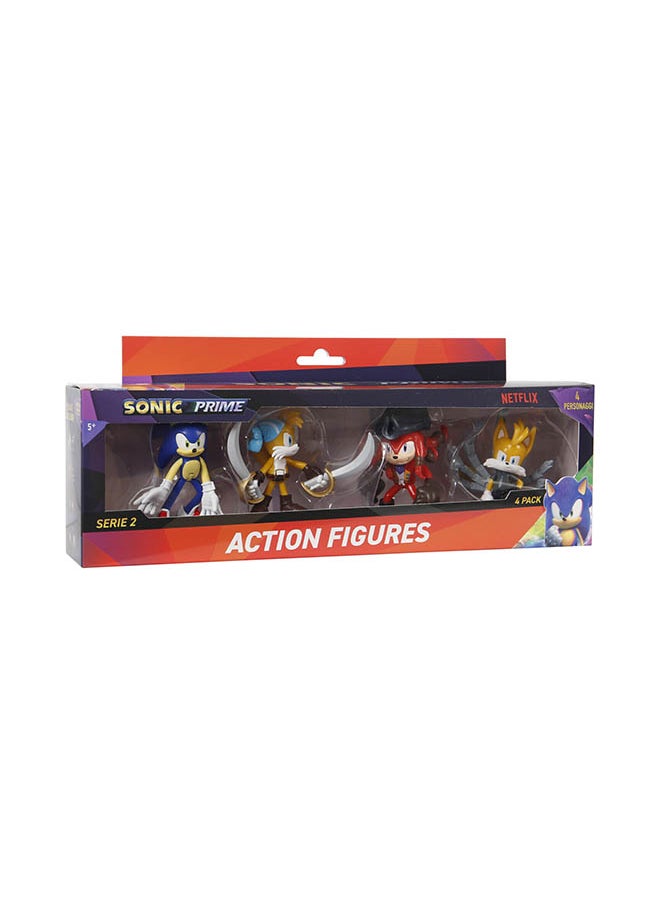 SONIC Figure Action 3-Inches, 4-in-1 Pack, Assorted 1 Piece (Style & Color May Vary) | Collectible Figure | Action Figure | Perfect Gift for Kids and Collectors  - Image 3