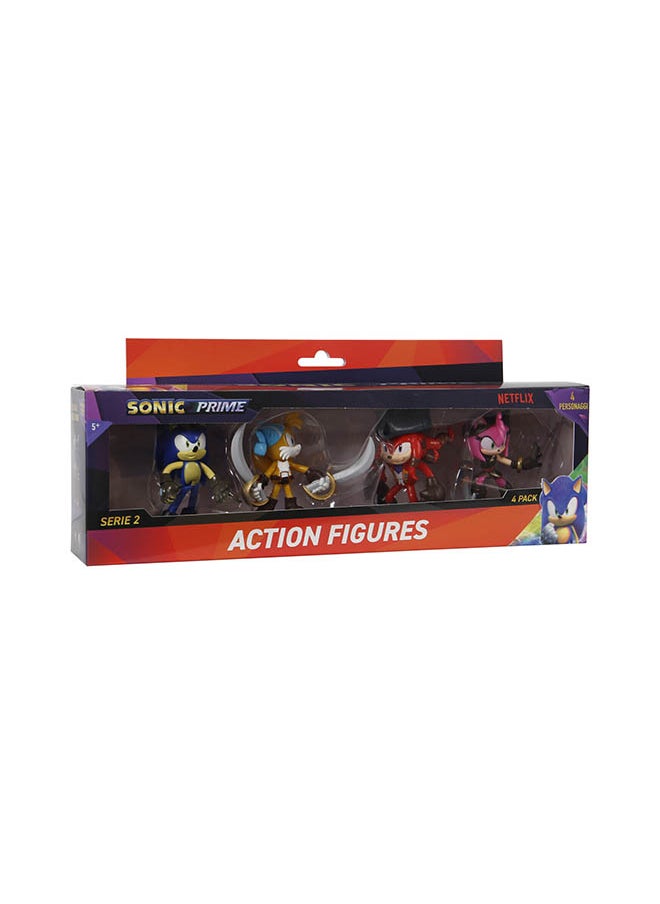 SONIC Figure Action 3-Inches, 4-in-1 Pack, Assorted 1 Piece (Style & Color May Vary) | Collectible Figure | Action Figure | Perfect Gift for Kids and Collectors  - Image 2