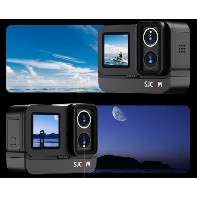 Sjcam SJ20 Dual Lens Action Camera 4K Waterproof Underwater 8 Hour Recording Black - Image 2