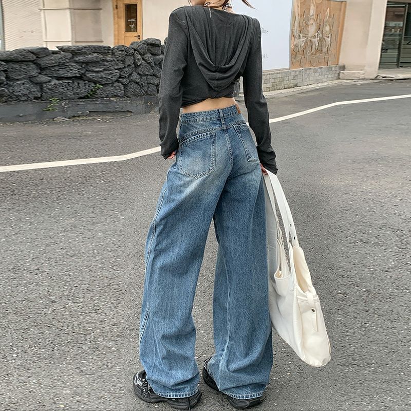 Unisex Classic Denim Jeans Loose Fit Daily Outdoor Wear - Image 5