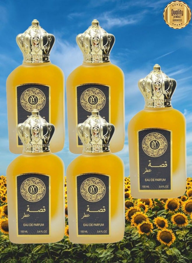 LY 5 Pieces Qissah Royal Perfume 100ml EDP - Image 1
