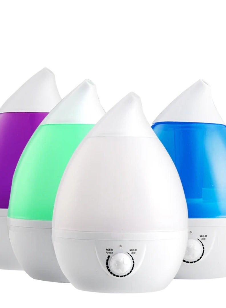 Aroma Diffuser and Ultrasonic Humidifier with 7 Different Lights, 3-Piece Mini Column, Great Size for Room, Office, Reception, Living Room, 2.6L - Image 2