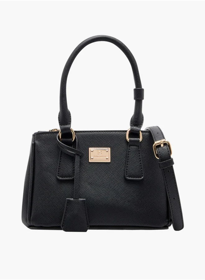 فلورا بيلا من شو إكسبرس Women's Textured Crossbody Bag with Detachable Strap and Zip Closure