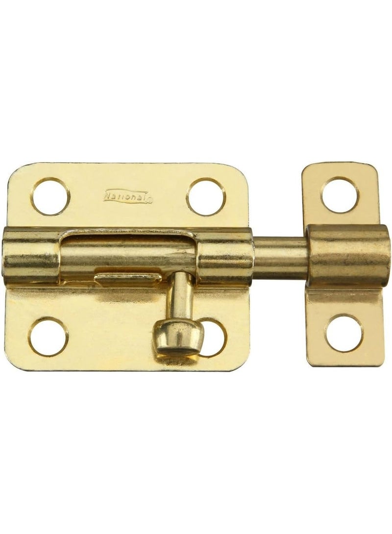 National Hardware National Hardware N151-480 V834 Barrel Bolt in Brass,2-1/2 Inch  - Image 1