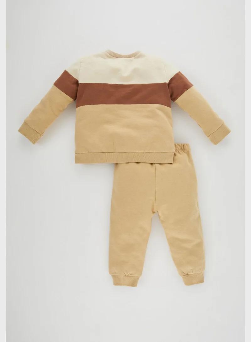 DeFacto Infant Knitted Sweatshirt & Sweatpant Set