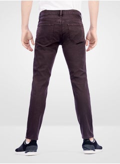 Web Denim Web Denim Dark Brown Mid Waist Regular Fit Straight Stretchable Jeans Fashionable Relaxed Fit Comfortable Denim Pant For Men  - Image 3
