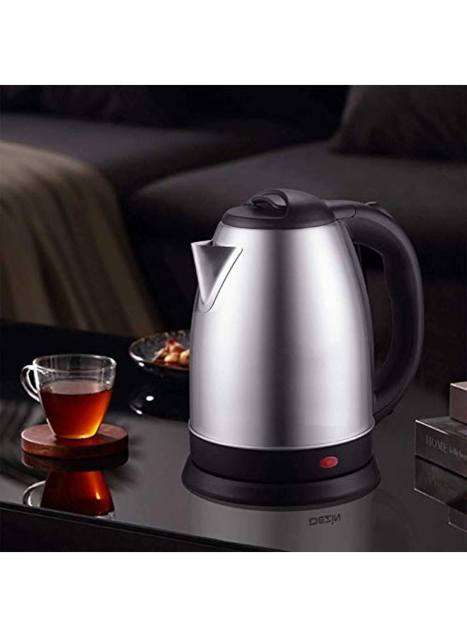 زيروسبيس غلاية كهربائية متعددة الاستخدامات من الفولاذ المقاوم للصدأ، غلاية منزلية ببطانة من الفولاذ المقاوم للصدأ، سعة 2.0 لتر، مع خاصية الإغلاق التلقائي. - Image 3