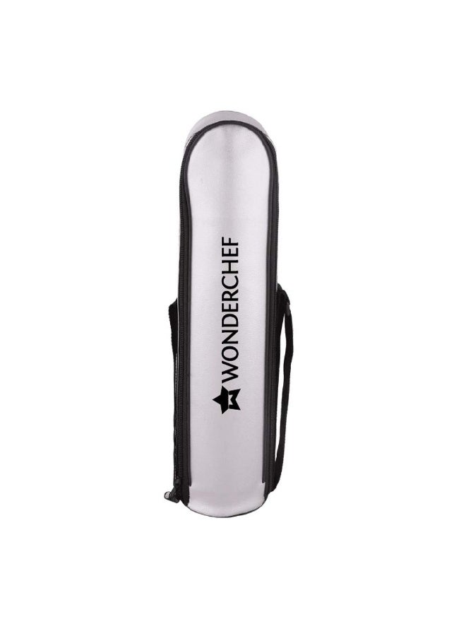 Wonderchef 1000ml Double Wall Stainless Steel Vacuum Insulated Hot and Cold Flask with Travel Pouch, Copper Plated Inner Wall, Spill & Leak Proof, 2 Years Warranty - Image 3