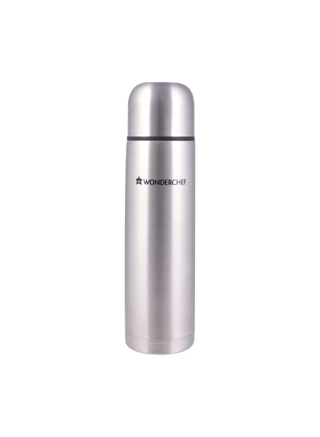 Wonderchef 1000ml Double Wall Stainless Steel Vacuum Insulated Hot and Cold Flask with Travel Pouch, Copper Plated Inner Wall, Spill & Leak Proof, 2 Years Warranty - Image 4