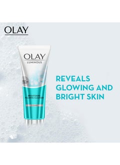 Olay Luminous Brightening Foaming Cleanser | Face Wash | Clear And Even Skin | With Glycerin | Normal, Oily, Dry, Combination Skin | 100G  - Image 4