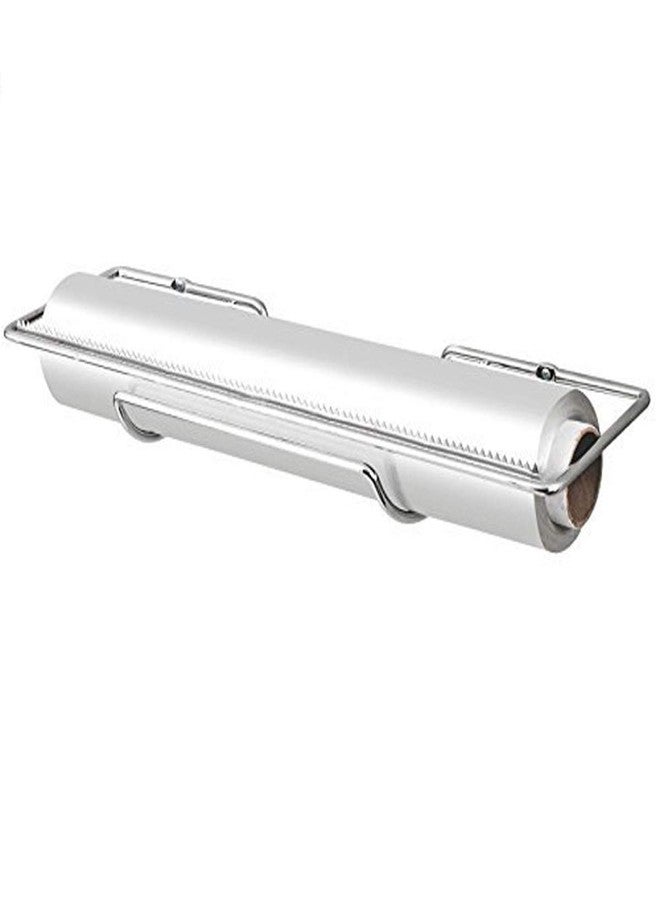 POGON Foil Cutter for Kitchen, Aluminium Foil Stand with Cutter, Stainless Steel (Silver) - Image 1