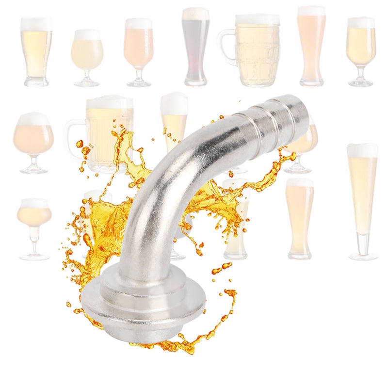 Home Beer Brewing Tap Faucet Accessories Draft Beer Tail Piece Elbow Nut Gasket Kit - Image 2
