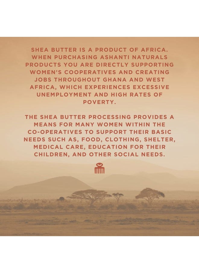 Ashanti Naturals - White Raw Shea Butter | Unrefined African Shea Butter | Creamy Moisturizer for Easy Application - 8 oz - Image 1