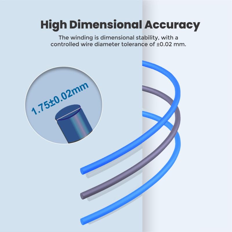 3Idea Premium PLA+ Metallic Blue 3D Printer Filament 1.75mm Dimensional Accuracy +/- 0.03mm Net Weight- 1 KG - Image 3