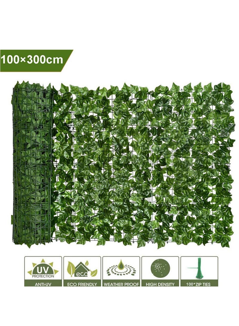 LINGWEI Ivy Screen Privacy Garden Fence UV Protected Greenery Wall Backdrop Artificial Hedges Plants - Image 2