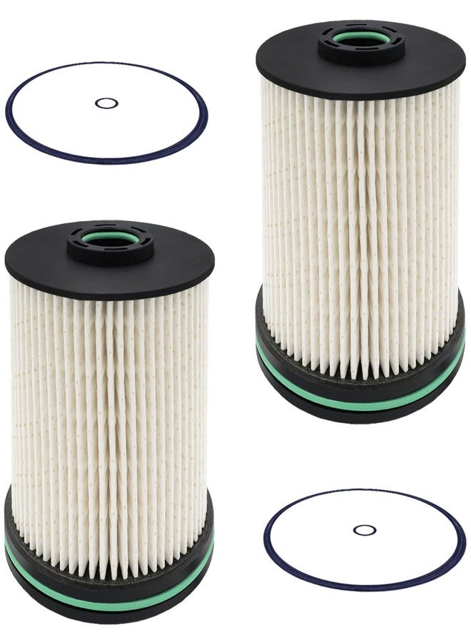 TiciKim 2 Pack TP1015 Fuel Filter for 6.6L Duramax Diesel Pro Fuel Filter Kit for 2017-2021 Chevrolet Silverado/GMC Sierra 2500HD 3500HD/2014-2018 Chevy Cruze, Replace# 23304096, 22937279, 23456595, TP1015 - Image 1