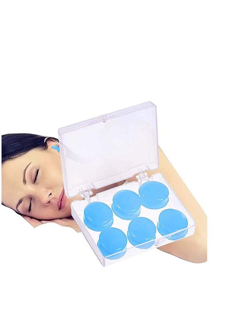 KASTWAVE - Sleep Earplugs, Silicone Earplugs, Sleep Earplugs with High Decibel Noise Protection Waterproof Earplugs for Sleep Learning Swimming and Cancelling Noise - Image 1