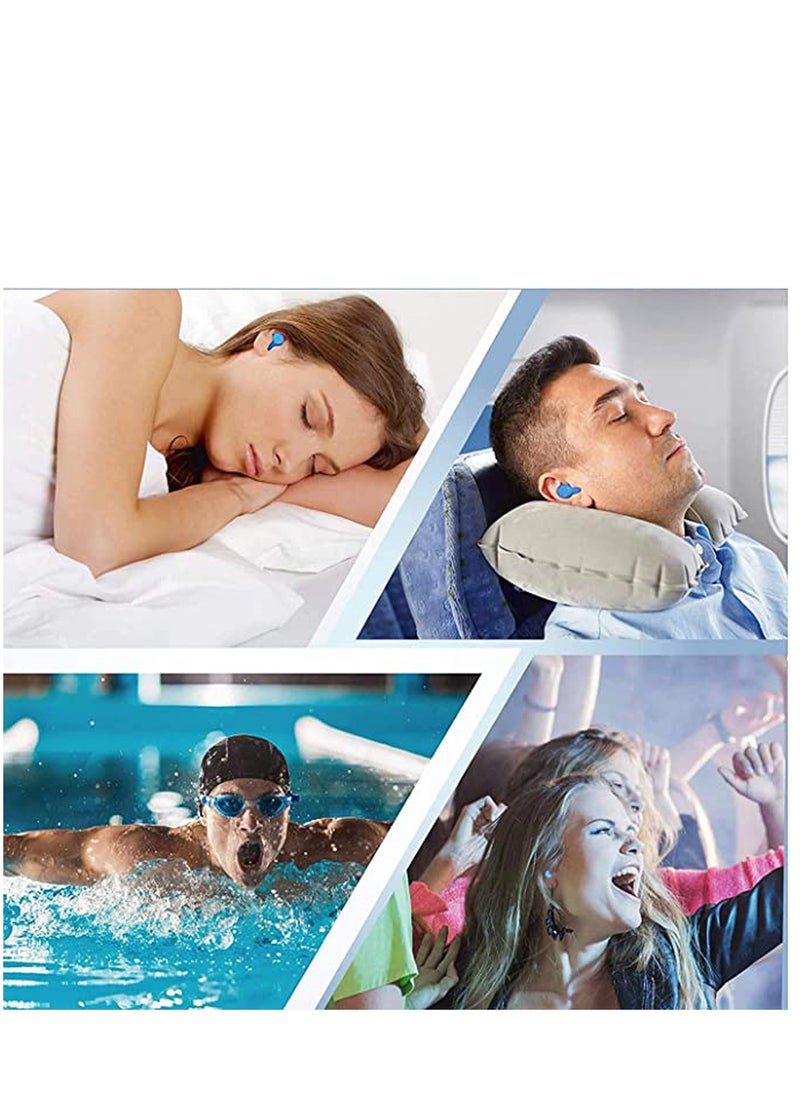 KASTWAVE - Sleep Earplugs, Silicone Earplugs, Sleep Earplugs with High Decibel Noise Protection Waterproof Earplugs for Sleep Learning Swimming and Cancelling Noise - Image 1