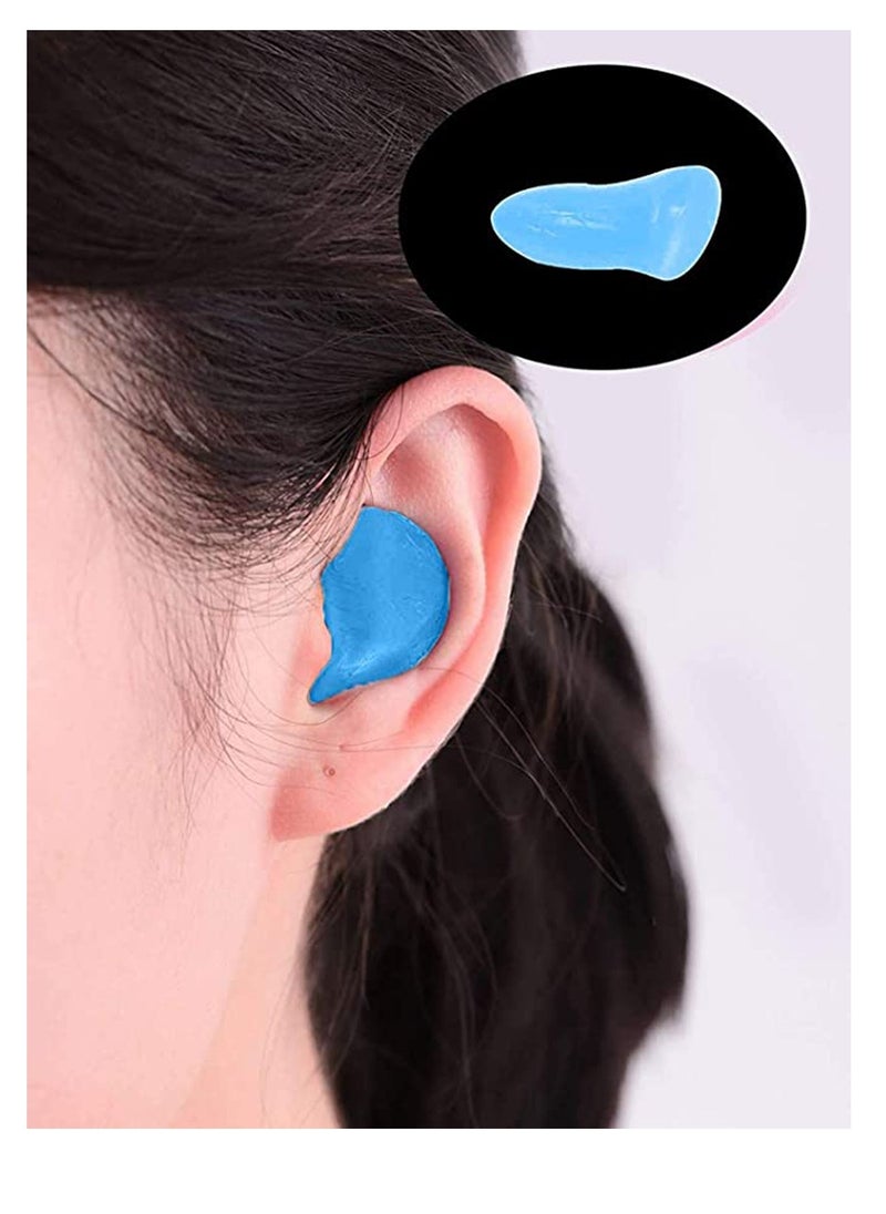 KASTWAVE - Sleep Earplugs, Silicone Earplugs, Sleep Earplugs with High Decibel Noise Protection Waterproof Earplugs for Sleep Learning Swimming and Cancelling Noise - Image 1