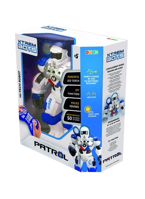 Remote Controlled Patrol Robot
