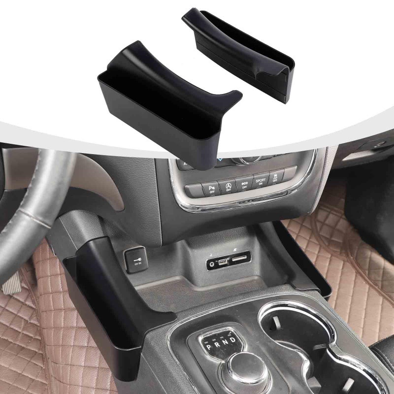 RAZPOY for Durango Gear Shift Organizer Center Console Shifter Tray Storage Box Compatible with 20142020 Dodge Durango Interior Accessories