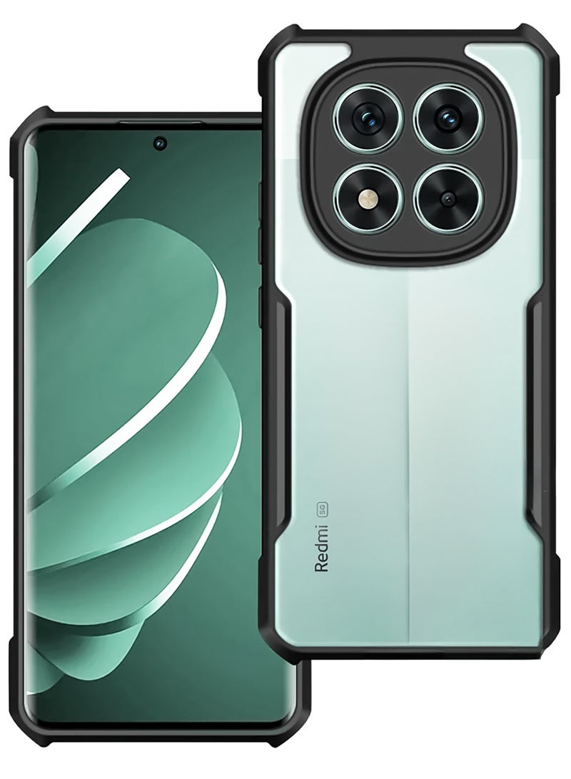 For Xiaomi Redmi Note 14 Pro 5G / Xiaomi POCO X7 Case, Camera Lens Protection Case, TPU Shockproof Bumper Mobile Phone Back Cover, Anti-Yellowing Slim Fit Protective Casing - Image 1