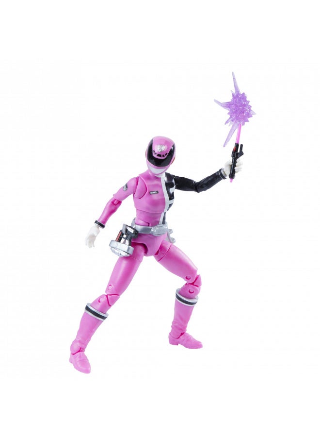 POWER RANGERS Power Rangers Lightning Collection S.P.D. Pink Ranger 6-Inch Premium Collectible Action Figure Toy with Accessories  - Image 5