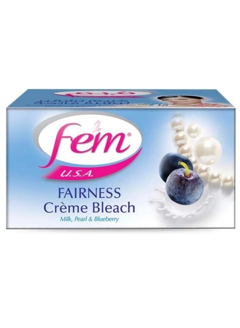 fem Pearl & Blueberry Fairness Cream Bleach 100g - Image 4
