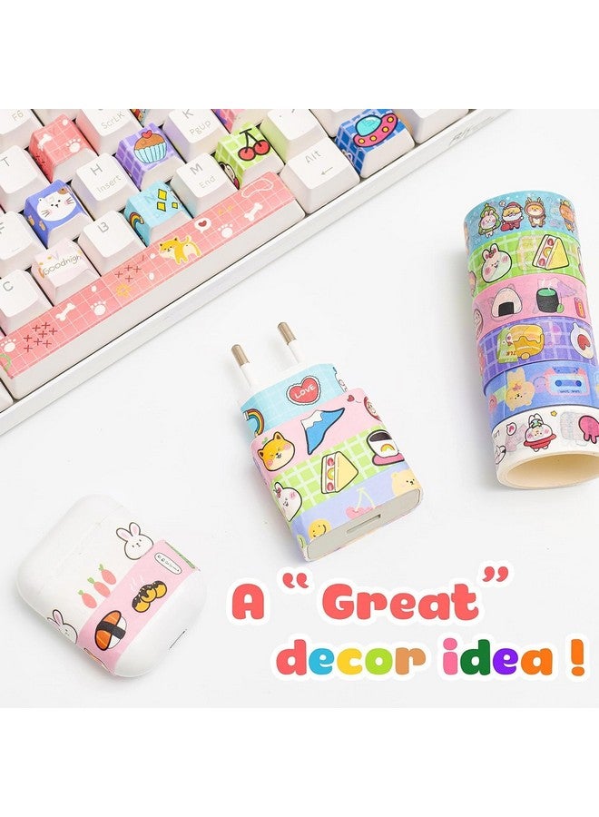 ASFunClub FunClub Washi Tape Set Cute Unicorn Washi Tape Decorative Masking Tapes for DIY Crafts Arts Scrapbooking Bullet Journal Planners,Return Gift Set,Stationary Items Stationary set-Random Color-20pcS - Image 5