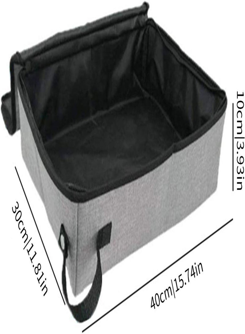 GGOOT Travel Cat Litter Box - Collapsible Cat Litter Carrier with Lid,Cat Travel Accessories Leak-proof Litter Box for Travel and Drive with Cats and Kitties - Image 4