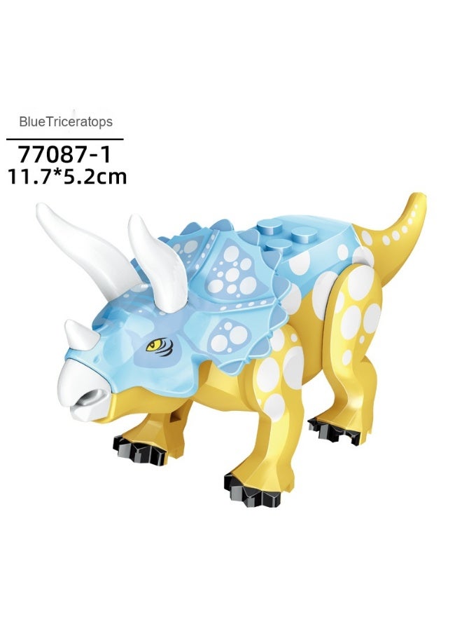 NIBEMINENT Mini Dinosaur Building Blocks - Jurassic Educational Puzzle Toy