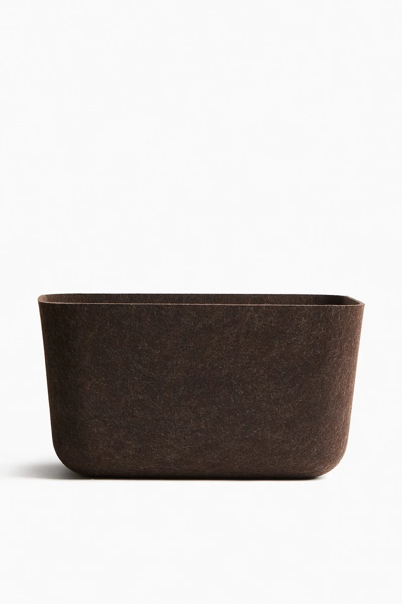 اتش اند ام سلة تخزين كبيرة من اللباد