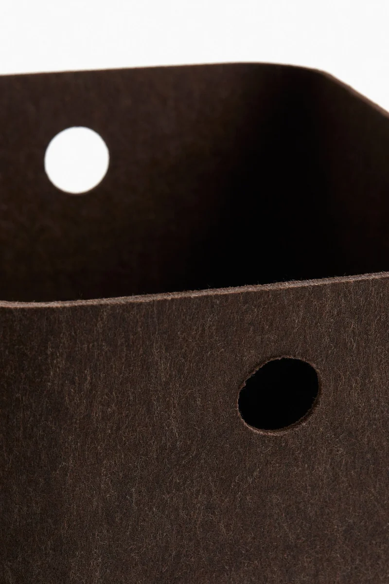 اتش اند ام سلة تخزين كبيرة من اللباد