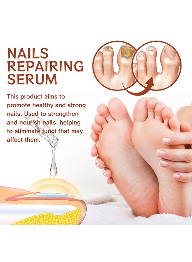 Jaysuing 7Days Nails Repairing Serum, Nail Nutrient Oil Strengthener Oil Serum Nail Growth Oil, Nail Cuticle Oil Strengthener, Nail Serum For Growth And Repair For Damaged Nails, 20ML - Image 5