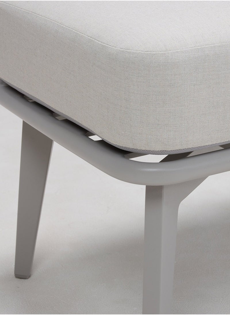 AL HUZAIFA FURNITURE - Diva Outdoor Rectangular Stool - Image 1