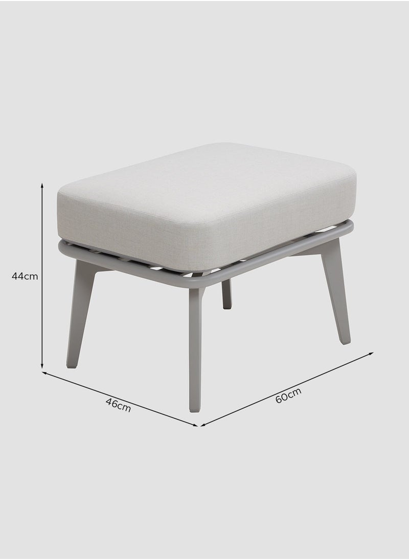 AL HUZAIFA FURNITURE - Diva Outdoor Rectangular Stool - Image 1