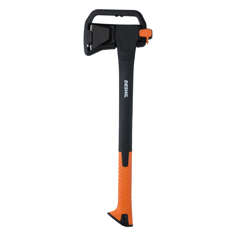 DESHIL X17 Wood Splitting Axe, 24â€ Camping Outdoor Hatchet for Wood Splitting and Kindling, Forged Carbon Steel Heat Treated Hand Maul Tool, Nylon Hollow Handle Shock Reduction Handle - Image 1