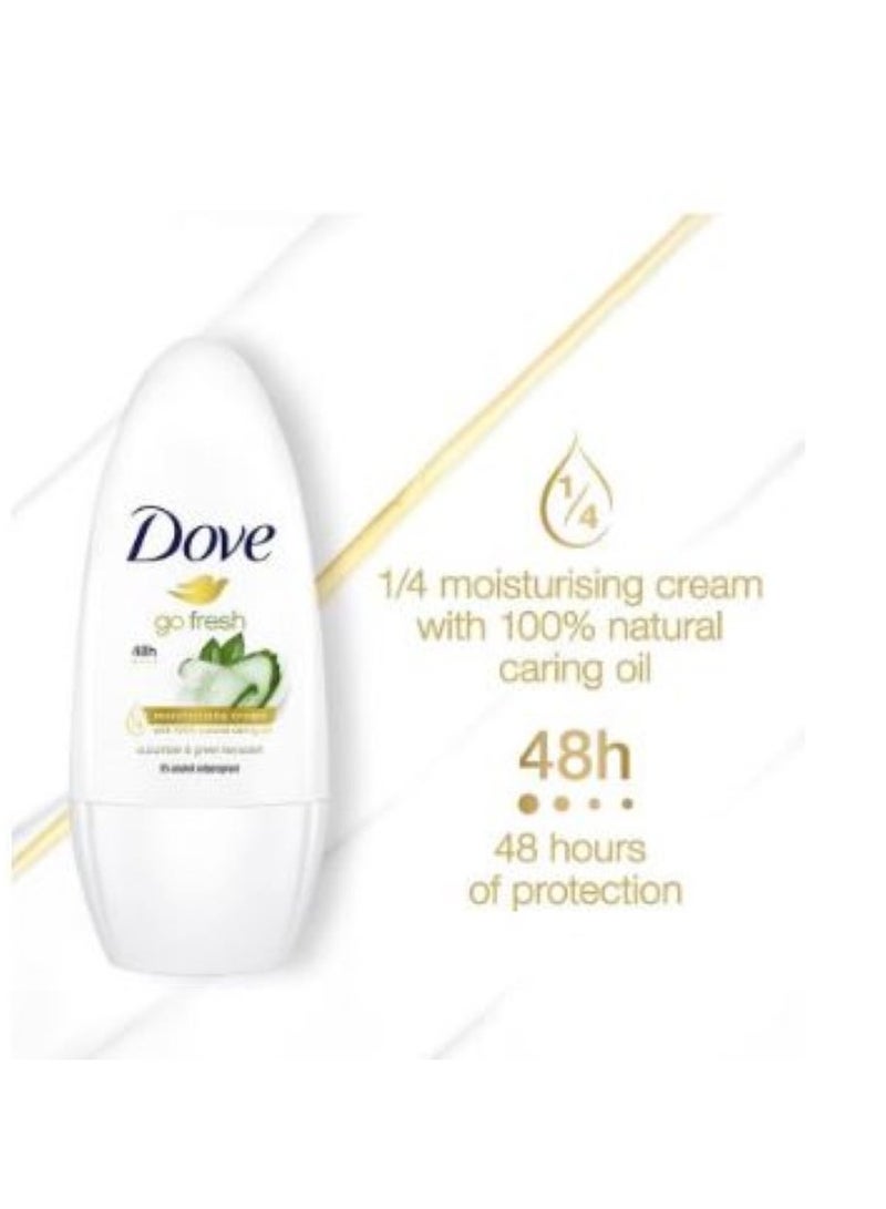 دوف رول اون مزيل عرق جو فرش خيار وشاي50 مل - Image 2