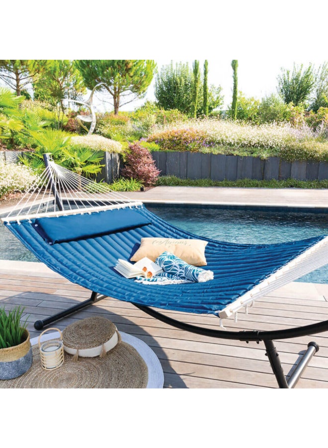 Hesperide Akio Padded Canvas Hammock Indigo Blue 190 x 140 cm 171000A - Image 2