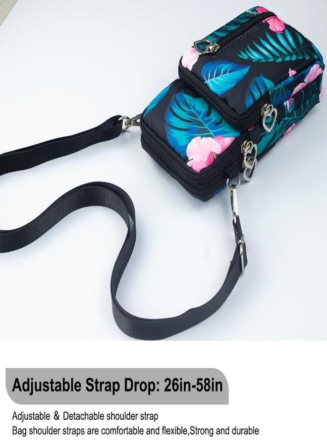 JANKS Crossbody Wallet Phone Bag for Women, Nylon Small Crossbody Shoulder Bag Arm Bag, Cell Phone Purse, Mini Wallet with Adjustable Strap - Image 4