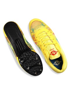 Nivia Zion 1.0 Running Spike Shoes (Yellow, UK 6 \ US 7 \ EU 40) | For Mens and Boys | For Running Spike shoe  - Image 4