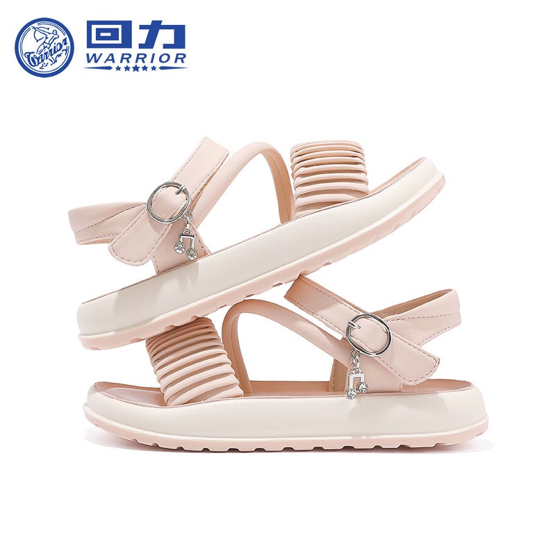 Children'S Shoes Girls Sandals 2025 Summer Princess Style Daily Easiest For Match Soft Sole Open Toe Beach Shoes - Image 5