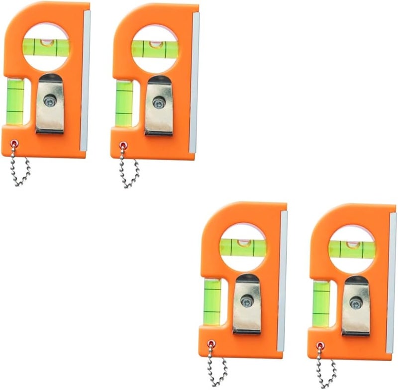 Coheali 4 قطع مسطرة مستوى مغناطيسي صغير عالية الدقة لتأطير الصور - Image 1