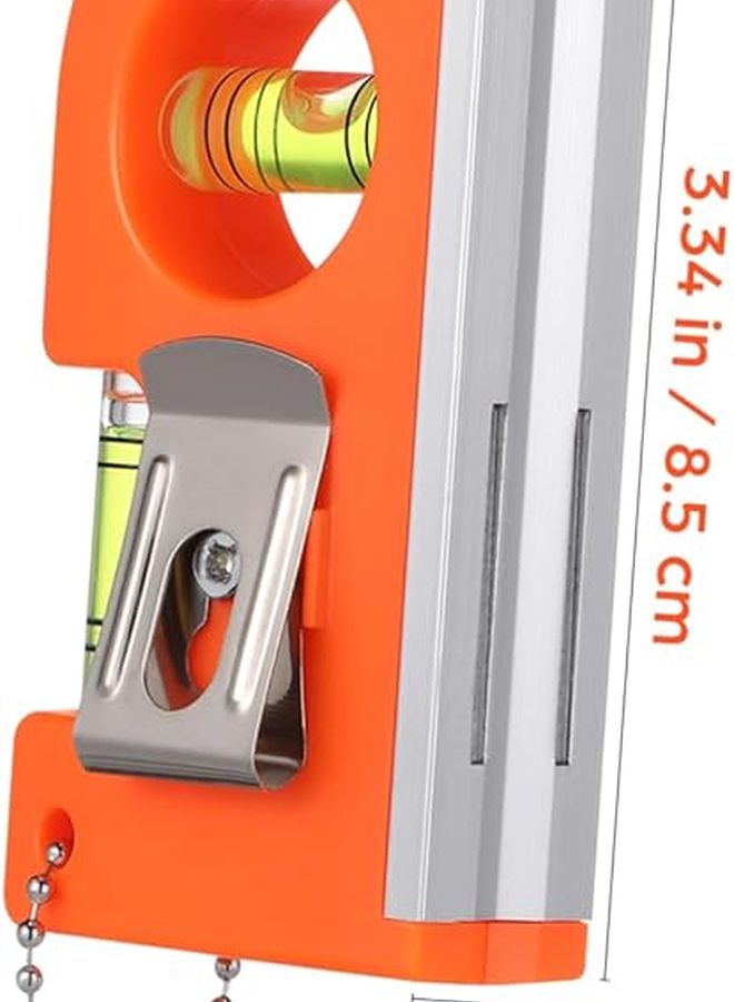 Coheali 4 قطع مسطرة مستوى مغناطيسي صغير عالية الدقة لتأطير الصور - Image 3