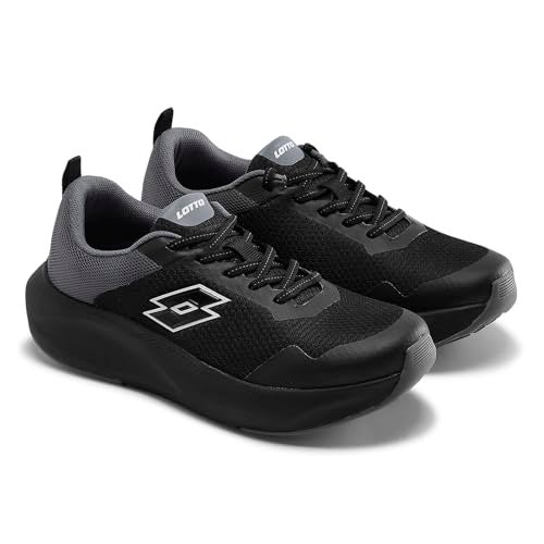 Lotto Men Energex Black Running Shoes - Image 1