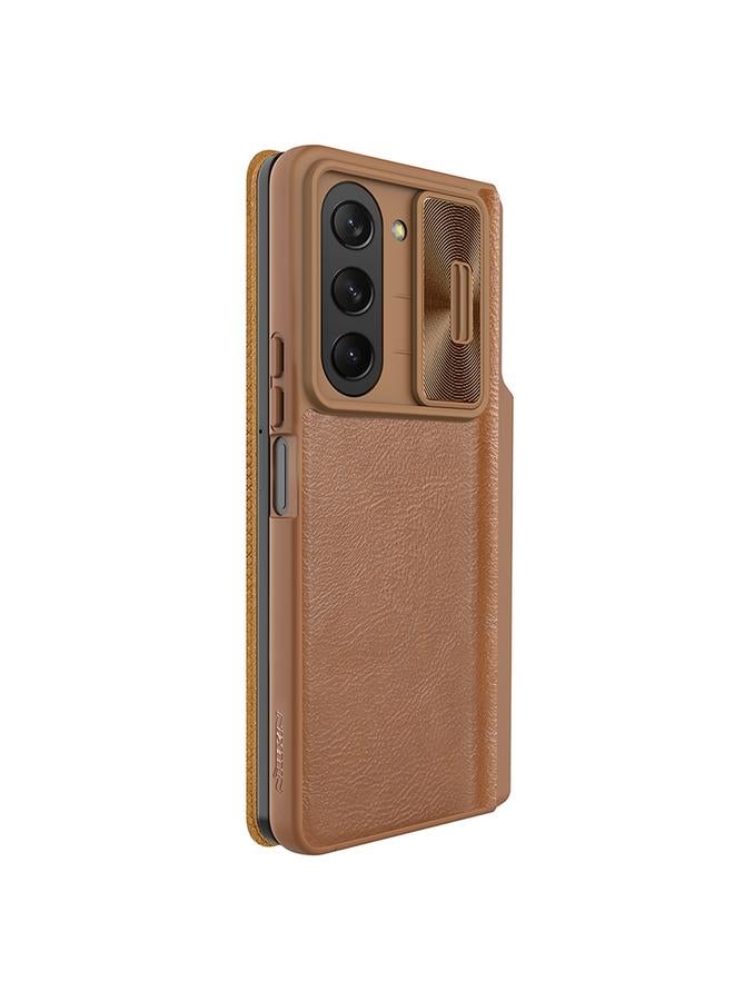 Nillkin Case For Samsung Galaxy Z Fold5 QIN Series Pro Sliding Camera Cover Design Leather Phone Case - Image 2
