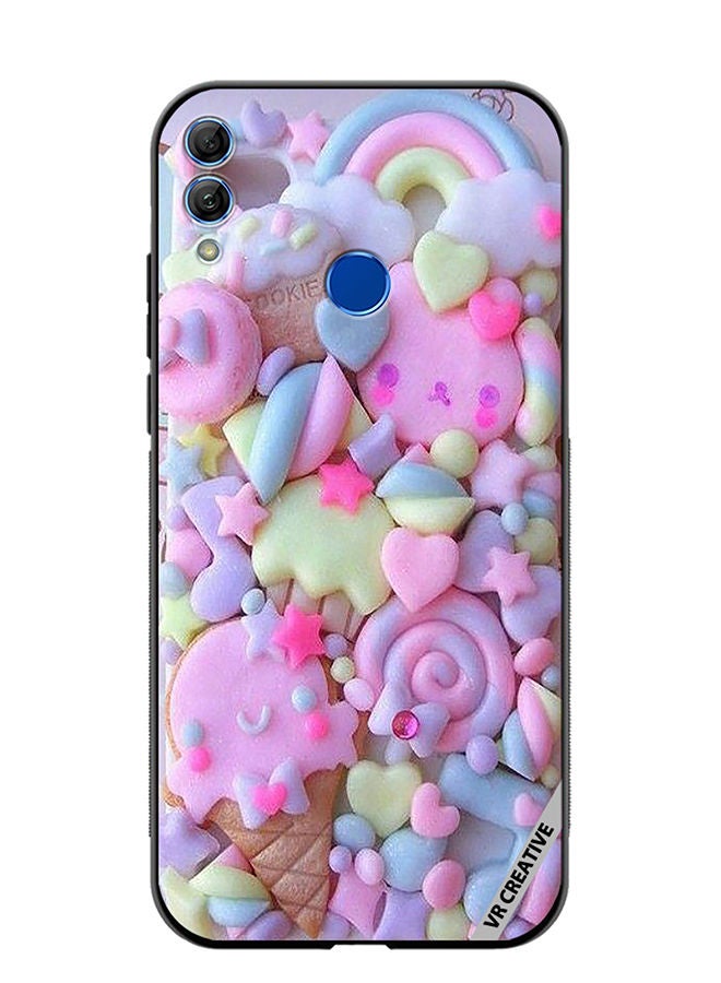 Protective Case Cover For Honor 10 Lite Kawai Decoden Design Multicolour