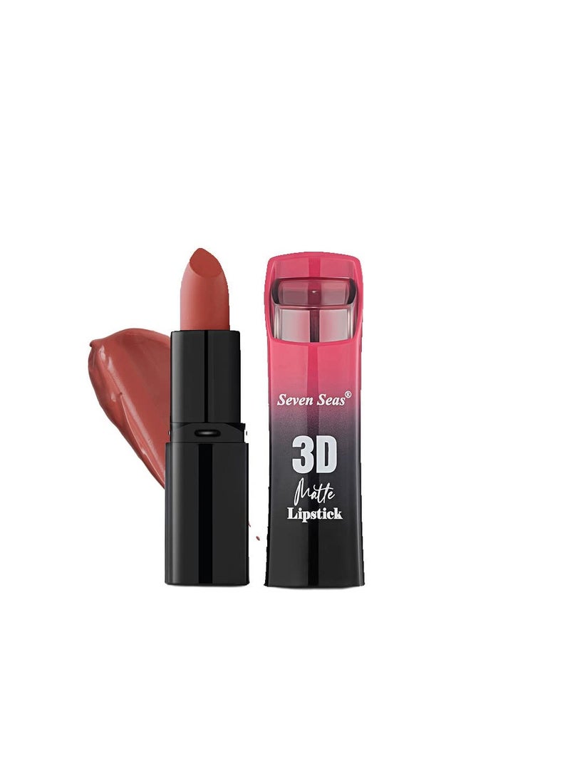 Seven Seas Seven Seas 3D Matte Velvet Finish Full Coverage Matte Long Lasting Lipstick Smooth Application Transferproof and Smudge Proof Highly Pigemented Lipstick for Women NightShadz  - Image 1