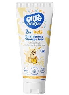 Little Tickle 2in1 Banana Shampoo and Shower Gel for Kids 200ml 