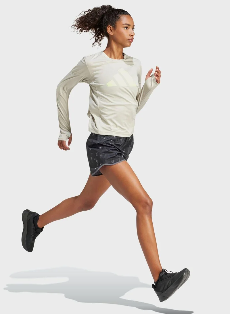 adidas Originals Run It Bl Short Black Running Shorts 2XS3